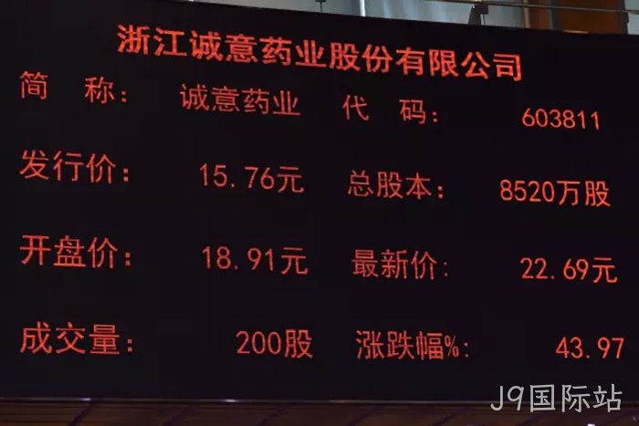 J9国际站成功上市 J9国际站成功上市